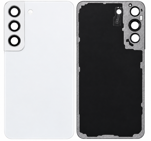 Samsung Galaxy S22 Phantom White Back Glass Replacement - No Logo