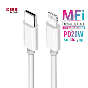 USB C to Lighting Charging Cable - 1 Meter MFI Certified