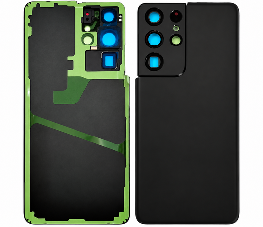 Samsung Galaxy S21 Ultra Back Glass Phantom Black - No Logo