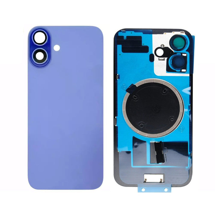 iPhone 16 Back Glass Battery Rear Cover Replacement Ultramarine