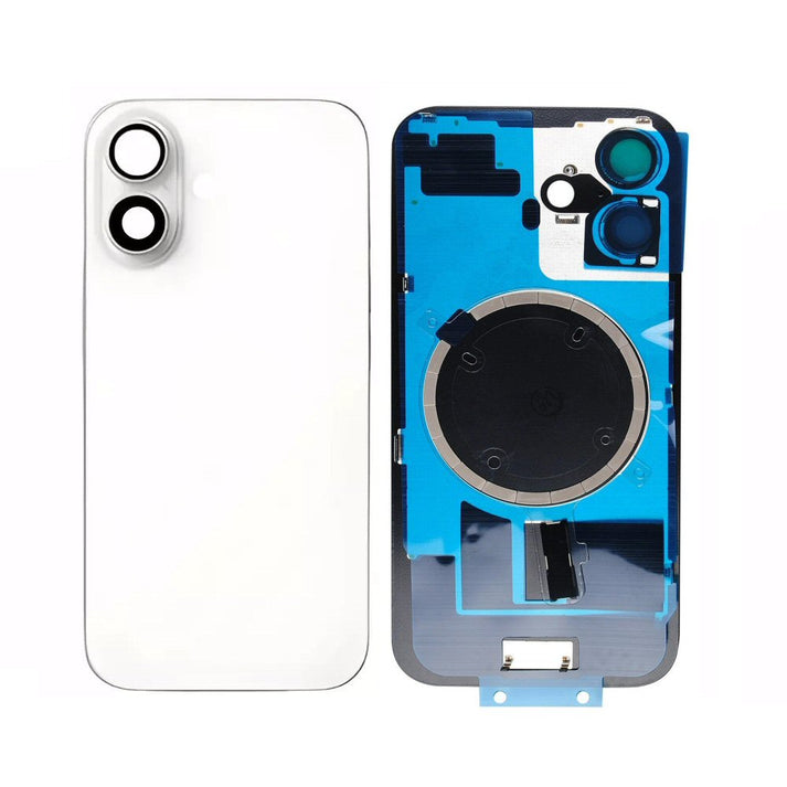 iPhone 16 Back Glass Battery Rear Cover Replacement White