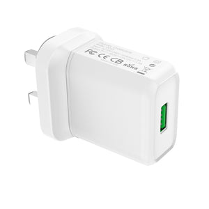 3.0 USB Plug CE Certified Charger Adaptor